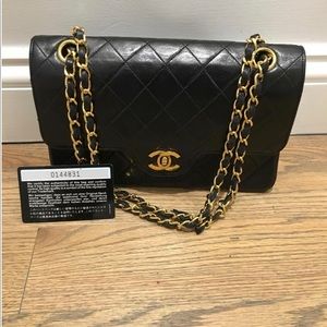 Chanel Vintage Classic Double Flap Lambskin